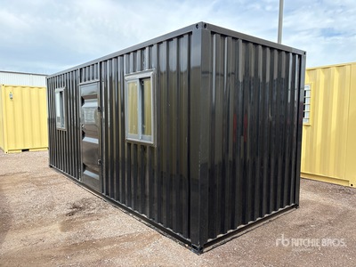 19.5 ft x 7.4 ft x 8 ft Office Container