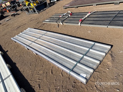 Quantity of (30) 12 ft x 3 ft Clear Corrugated Polycarbonate Roof Panel (Unused)