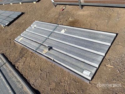 Quantity of (30) 8 ft x 3 ft Clear Corrugated Polycarbonate Roof Panel (Unused)