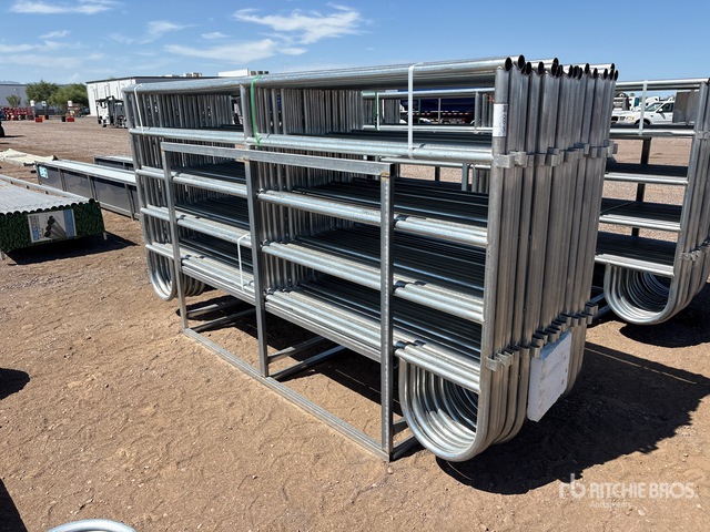 Quantity of (20) 10 ft x 5 ft Corral Livestock Panel