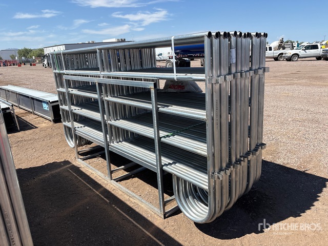Quantity of (20) 10 ft x 5 ft Corral Livestock Panel