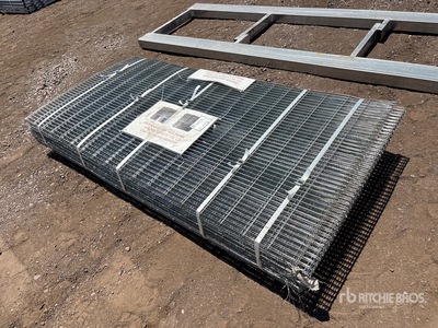 Quantity of (50) 36 in x 72 in Metal Steel Wire Mesh Sheet