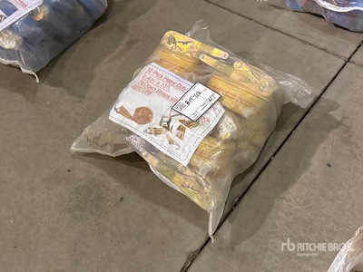 Quantity of (10) 2.4 in x 33 ft Yellow Heavy Duty Ratchet Straps