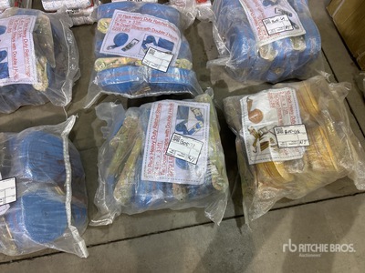 Quantity of (10) 2.4 in x 33 ft Blue Heavy Duty Ratchet Straps Varios, tienda, almacen, consumidor