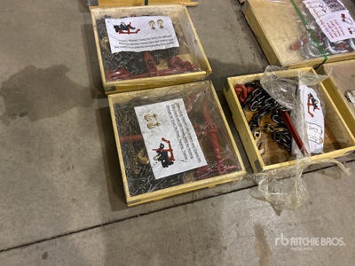 Heavy-Duty Ratchet Load Binders and Chains Set Varios otros