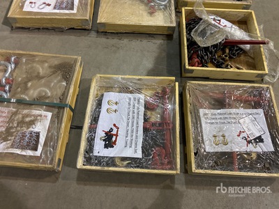 Heavy-Duty Ratchet Load Binders and Chains Set Varios otros