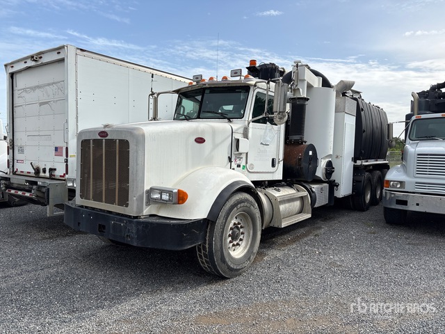 2011 Super Products MDL-2011 on 2012 Peterbilt 367 8x6 Vacuum Excavator Truck