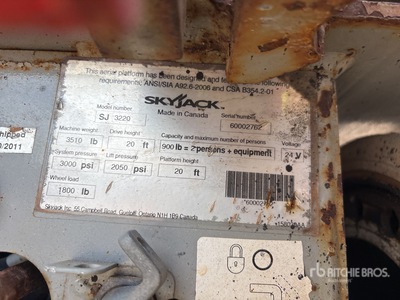 2012 Skyjack SJ3220 Electric Hebebühne