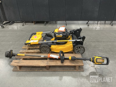 (1) DeWalt Weed Eater & (1) DeWalk 18AEU2C2738 Lawn Mower