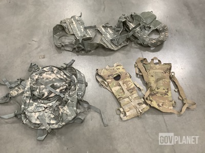 (70) Hydration System Carriers, (14) Fighting Load Carriers & Assorted Items