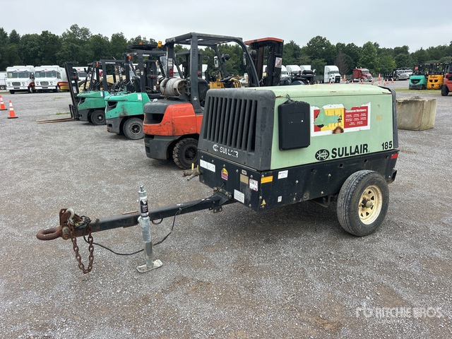 2010 Sullair 185DPQ CA3 185 cfm Mobile Air Compressor