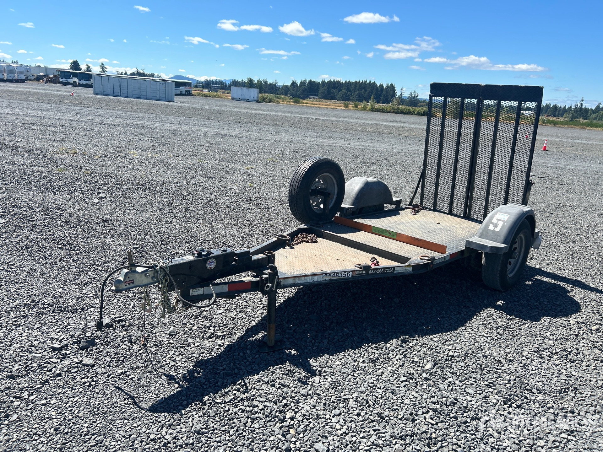 2019 Snake River 7 ft S/A Equipment Trailer