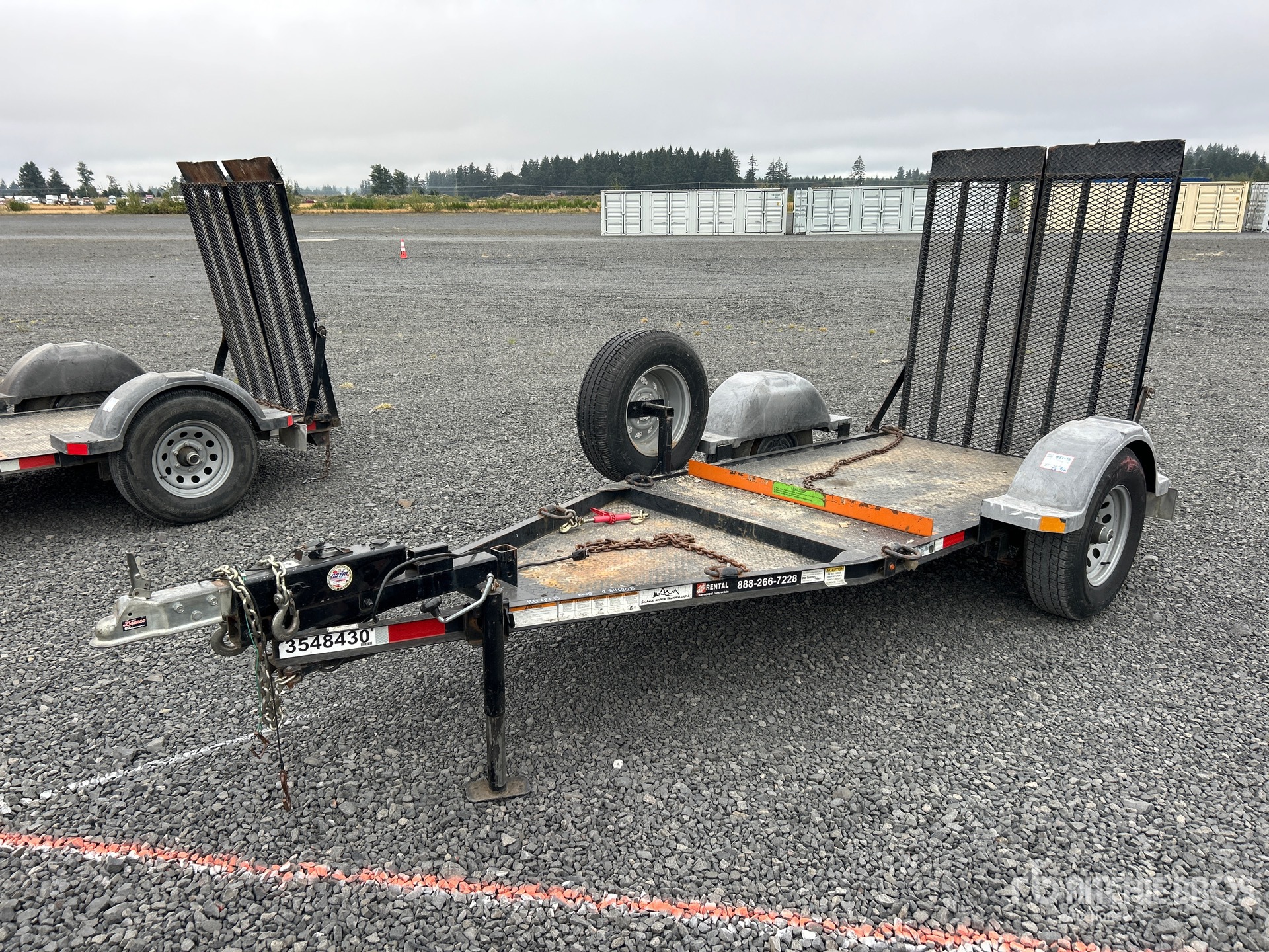 2019 Snake River 7 ft S/A Equipment Trailer