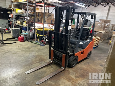 2018 Toyota 8FGCSU20 3450 lb Cushion Tire Forklift