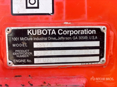 2021 Kubota SSV75 Skid Steer Loader