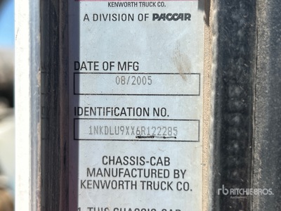 2006 Kenworth T800 Conjunto de Transferencia