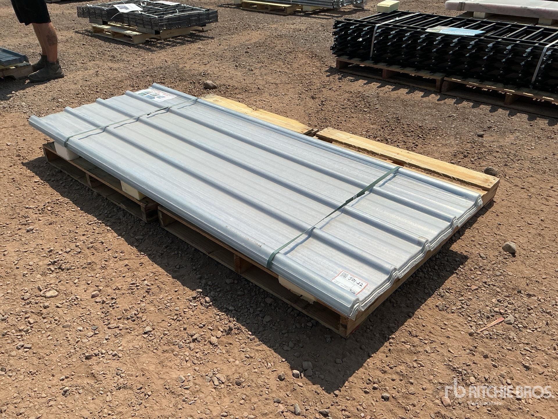 Quantity of (30) 8 ft x 3 ft Clear Polycarbonate Roof Panel (Unused)