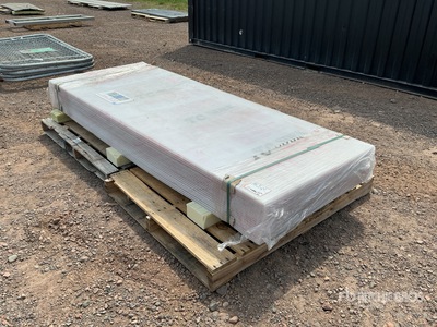 Quantity of (40) 35 in x 8 ft Clear Multi-Wall Polycarbonate Panel (Unused)