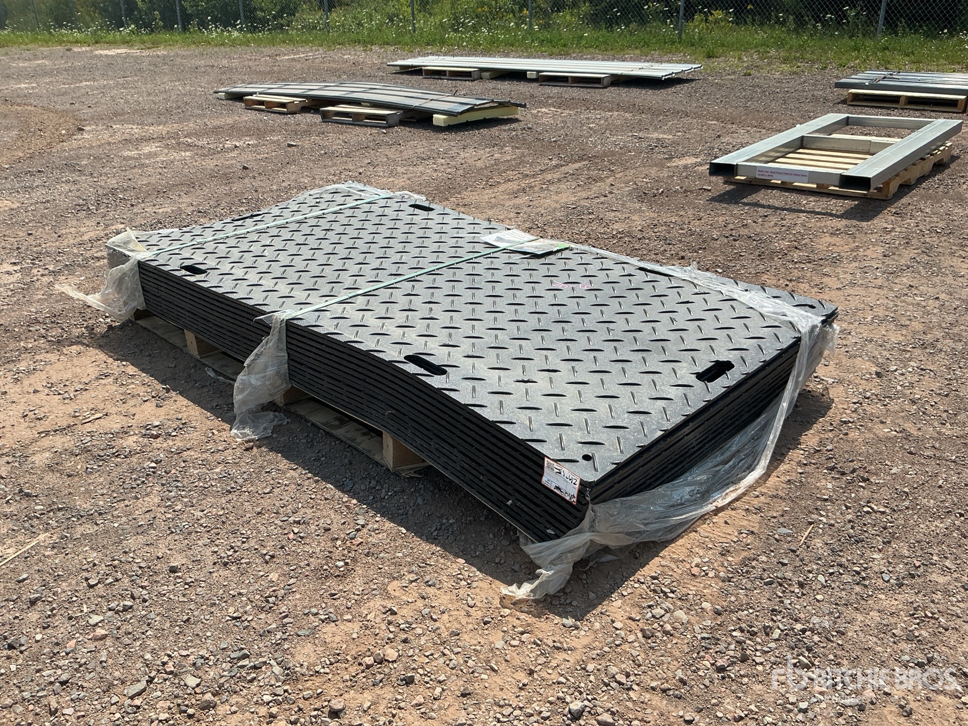 Quantity of (12) 8 ft x 4 ft Ground Protection Road Mats (Unused)