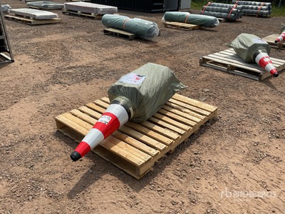 Quantity of (20) 15 in x 27 in Fluorescent Safety Traffic Cones (Unused)