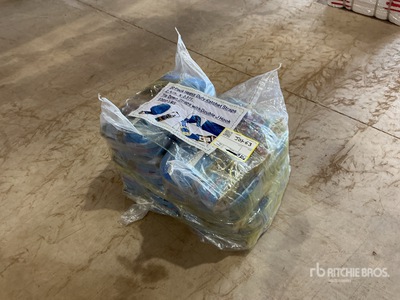 Quantity of (20) 2.4 in x 33 ft Blue Heavy Duty Ratchet Straps (Unused)