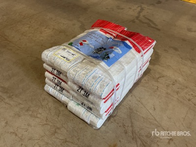 Quantity of (40) 2 in x 9.8 ft Heavy Duty Industrial Polyester Lifting Strap (Unused)
