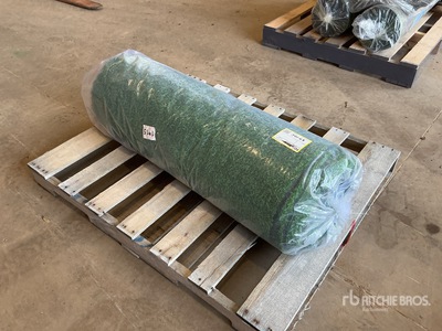 3.3 ft x 49.2 ft Artificial Grass Turf with Drainage Holes (Unused)