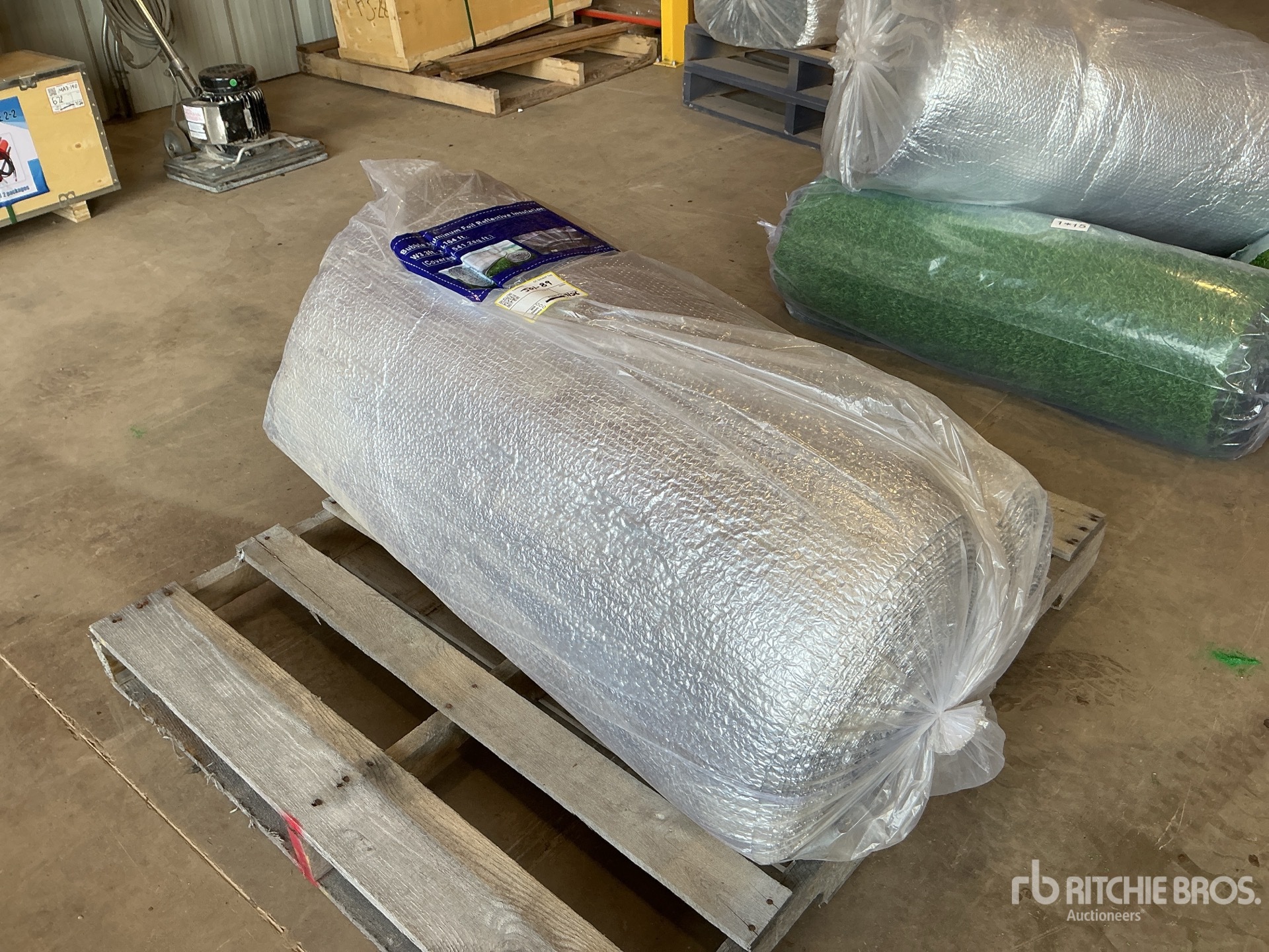 3.3 ft x 164 ft Bubble Aluminum Foil Reflective Insulation (Unused)