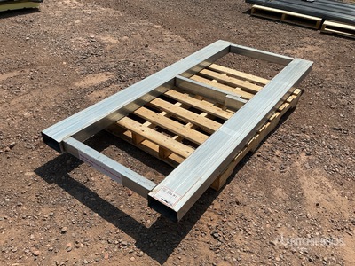 6.5 ft x 3 ft Steel Frame Pallet Fork Attachment (Unused)