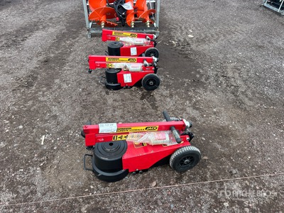 Quantity of (3) 2026 ZVOX JB120TS Air Hydraulic Floor Jack (Unused)