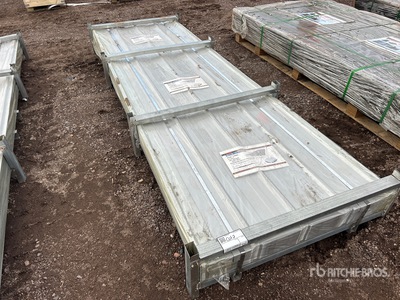 Quantity of (150) 2026 ZVOX S3048C Galvalume Corrugated Steel Panels (Silver) (Unused)