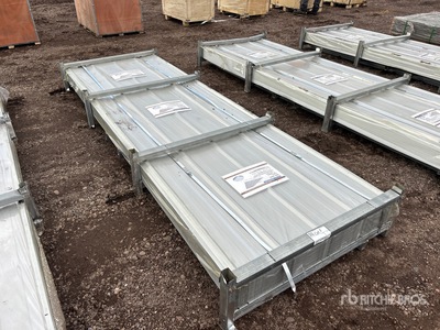 Quantity of (150) 2026 ZVOX S3048C Galvalume Corrugated Steel Panels (Silver) (Unused)