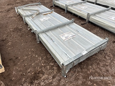 Quantity of (150) 2026 ZVOX S3048C Galvalume Corrugated Steel Panels (Silver) (Unused)