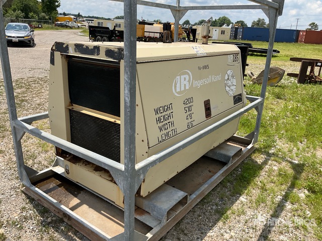 2008 Ingersoll Rand XP185WJD Skid-Mounted Air Compressor