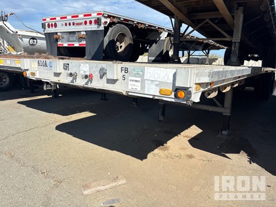 1985 Ravens 124541 45 ft T/A Flatbed Trailer