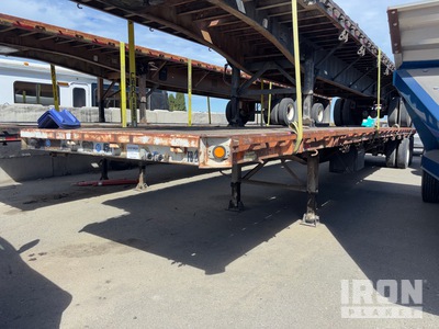 1987 Great Dane 45 ft T/A مقطورة مسطحة