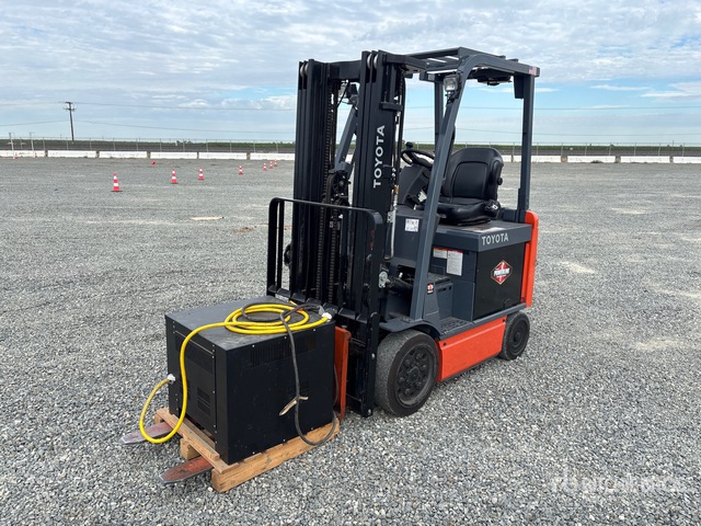 2021 Toyota 8FBCU25 4850 lb Electric Forklift