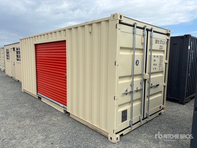 2025 20 ft Standard Roll Up Door Storage Container (Unused)