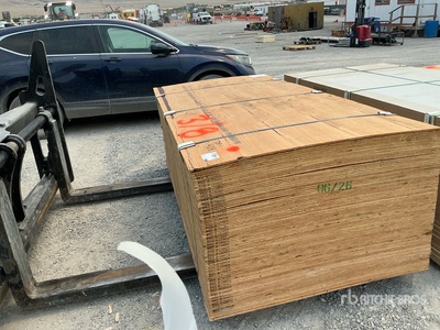 Quantity of (80) 3/8" 4x8 CSP/DFP No Stamp Sperrholz (Unused)