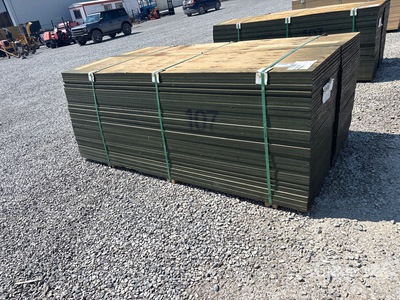 Quantity of (100) 3/4" 2x8 MDO G1S With Smooth Overlay 1 Side Douglas Fir 7 Ply No Stamp Formply Sklejka (Unused)