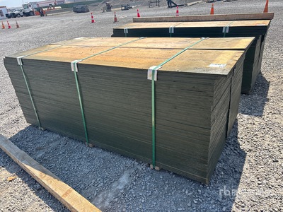 Quantity of (100) 3/4" 2x8 MDO G1S With Smooth Overlay 1 Side Douglas Fir 7 Ply No Stamp Formply Sklejka (Unused)