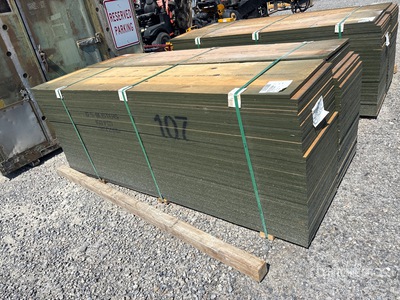 Quantity of (100) 3/4" 2x8 MDO G1S With Smooth Overlay 1 Side Douglas Fir 7 Ply No Stamp Formply Sklejka (Unused)