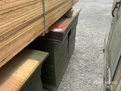 Quantity of (100) 3/4" 2x8 MDO G1S With Smooth Overlay 1 Side Douglas Fir 7 Ply No Stamp Formply Plywood (Unused)