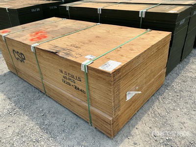 Quantity of (50) 5/8" 4x8 CSP/DFP No Stamp Sperrholz (Unused)