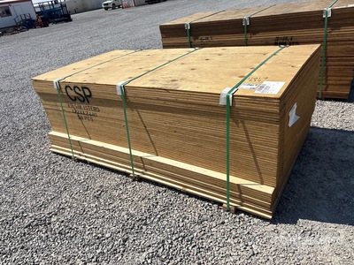 Quantity of (40) (40) 3/4" 4x8 CSP/DFP No Stamp Sklejka (Unused)