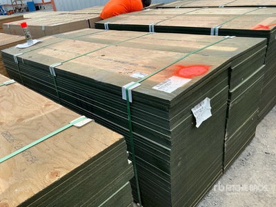 Quantity of (100) 3/4" 2x8 MDO G1S With Smooth Overlay 1 Side Douglas Fir 7 Ply No Stamp Formply Sperrholz (Unused)