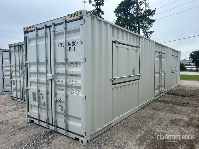 2025 40 ft High Cube Multi-Door Storage Container