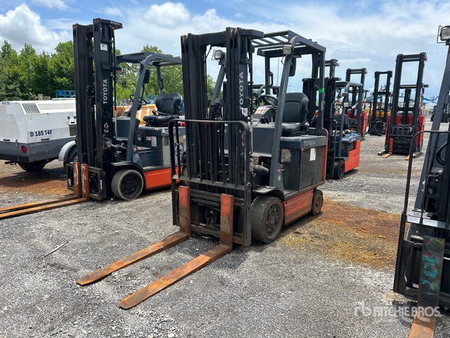 2012 Toyota 8FBCU25 4400 lb Electric Forklift