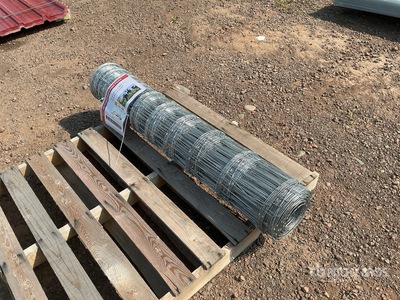 164 ft x 3 ft 9 in Galvanized Hot-Dip Field Fencing (Unused)