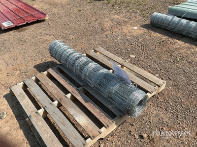 164 ft x 3 ft 9 in Galvanized Hot-Dip Field Fencing (Unused)